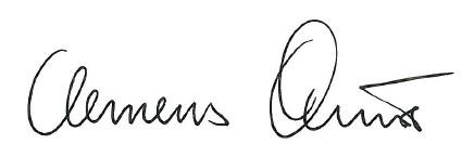 Unterschrift des Bürgermeisters