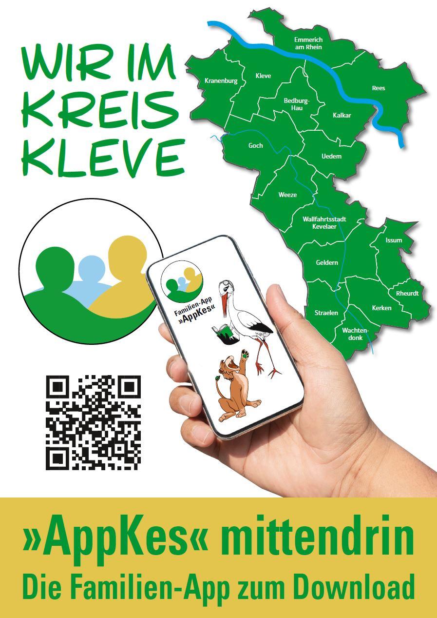 Plakat zur Familienapp AppKes