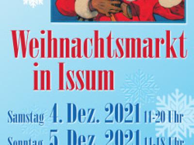 Plakat: Weihnachtsmarkt Issum 2021