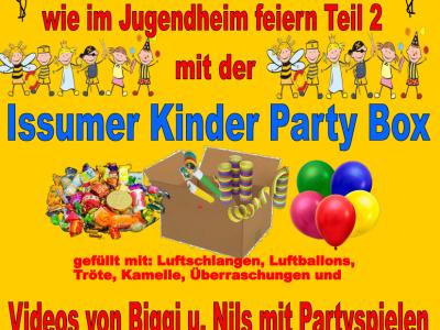 Plakat für die Kinderkarnevalsdisco