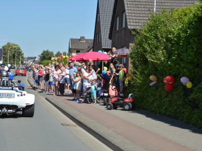 Empfang der Motorräder - Unternehmen Zündkerze