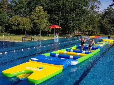 Wasserparcours im Spaßbad Hexenland